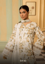 EMBROIDERED+DIGITAL PRINT LAWN DA-63 - Image 4