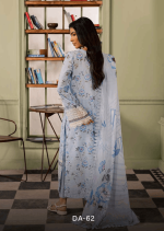 EMBROIDERED+DIGITAL PRINT LAWN DA-62 - Image 2