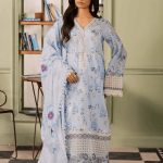 EMBROIDERED+DIGITAL PRINT LAWN DA-62