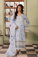 EMBROIDERED+DIGITAL PRINT LAWN DA-62