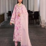 LUXURY PRINTED & EMBROIDERED LAWN NS-165 MAYA