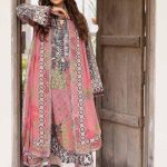 EMBROIDERED LAWN WITH EMBROIDERED PRINTED CHIFFON DUPATTA (CAD6-04)