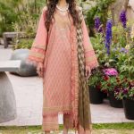 EMBROIDERED LAWN WITH EMBROIDERED PRINTED CHIFFON DUPATTA (CAD6-07)
