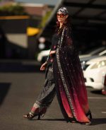 EMBROIDERED LAWN WITH EMBROIDERED PRINTED CHIFFON DUPATTA (CAD6-05) - Image 5