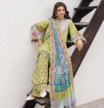 EMBROIDERED LAWN WITH EMBROIDERED PRINTED CHIFFON DUPATTA (CAD6-10) - Image 2