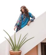 EMBROIDERED LAWN WITH EMBROIDERED PRINTED CHIFFON DUPATTA (AY-87 CZA) - Image 2