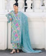 LUXURY PRINTED & EMBROIDERED LAWN NS-167 MAYA - Image 3