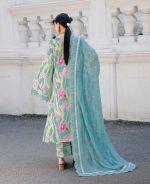 LUXURY PRINTED & EMBROIDERED LAWN NS-167 MAYA - Image 6