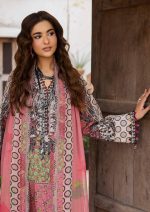 EMBROIDERED LAWN WITH EMBROIDERED PRINTED CHIFFON DUPATTA (CAD6-04) - Image 3