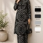 MONOCHROME ELEGANCE (2 PIECE) DEGITAL PRINT COTTON (AY-V2-256)