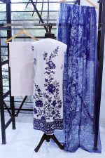 IVORY ECHO  STITCHED DEGITAL PRINT COTTON WITH MINNAR DUPATTA (AY-V1-253) - Image 4