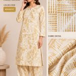 GOLDEN GLOW (2 PIECE) DEGITAL PRINT COTTON (AY-V2-255)
