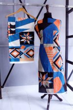 GEOMATRIC ELEGANCE DEGITAL PRINT (2 PIECE) COTTON(AY-V2-260) - Image 3