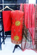 RANG-E-RIWAAAT DEGITAL PRINT COTTON WITH MINNAR DUPATTA (AY-V1-254) - Image 3