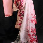 SAKURA BREEZE DEGITAL PRINT COTTON WITH MINNAR DUPATTA (AY-V2-257)