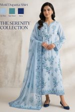 THE SERENITY DEGITAL PRINT COTTON WITH MINNAR DUPATTA (AY-V2-258)