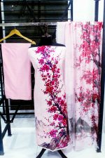 SAKURA BREEZE DEGITAL PRINT COTTON WITH MINNAR DUPATTA (AY-V2-257) - Image 2
