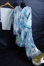THE SERENITY(STITCHED) DEGITAL PRINT COTTON WITH MINNAR DUPATTA (AY-V2-258) - Image 6